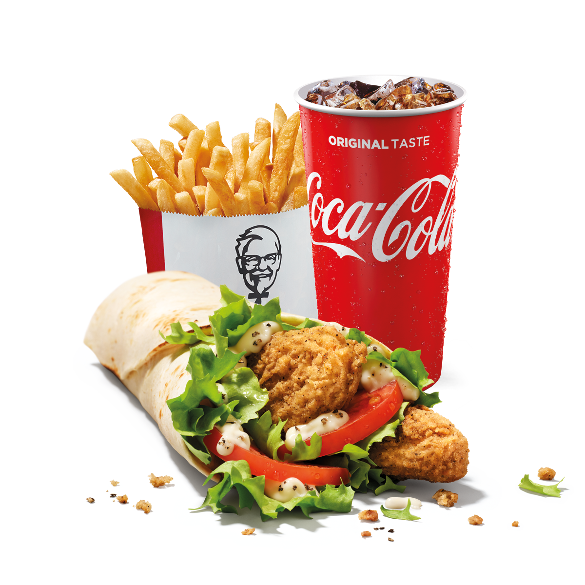 Veggie Twister Menü